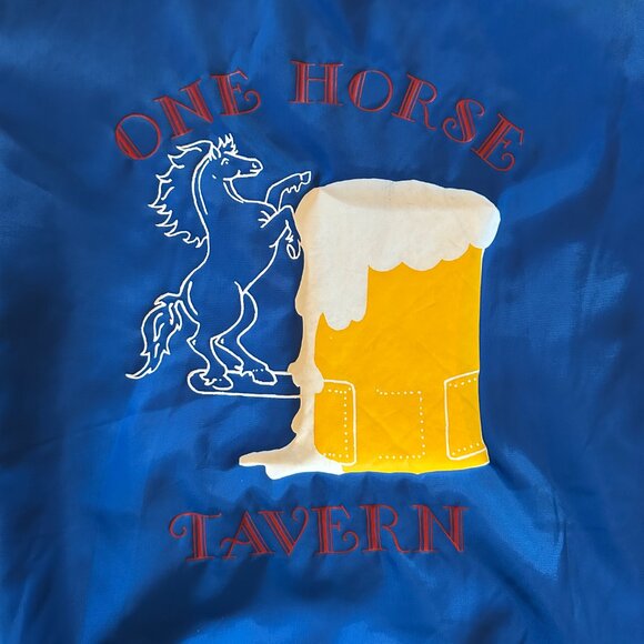 Vintage One Horse Tavern Ringer Jacket - Large - USA - Picture 6 of 9